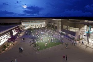 rendering of Applied Technology building