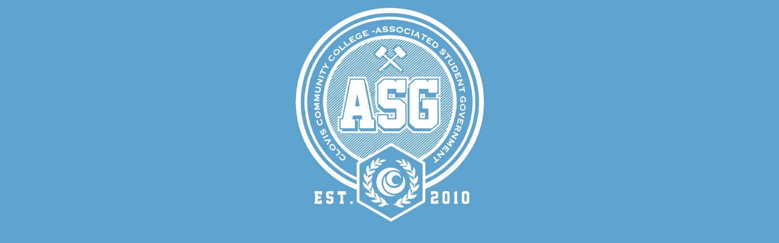 ASG logo as decorative banner