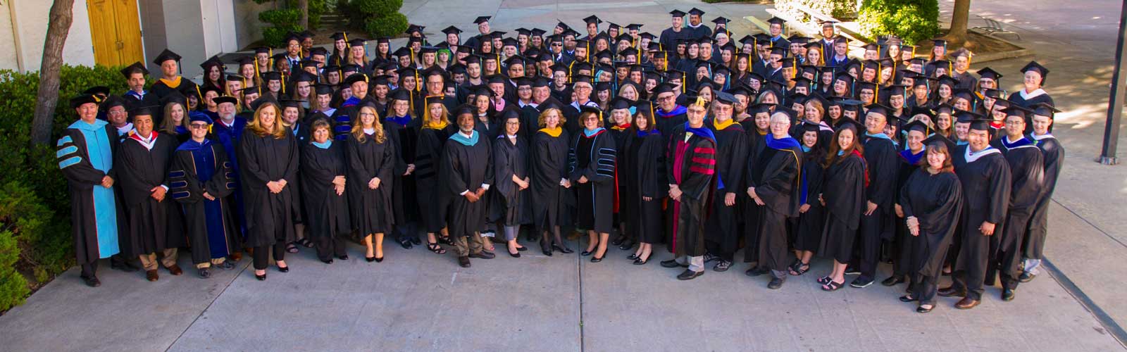 faculty at 2017 commencement