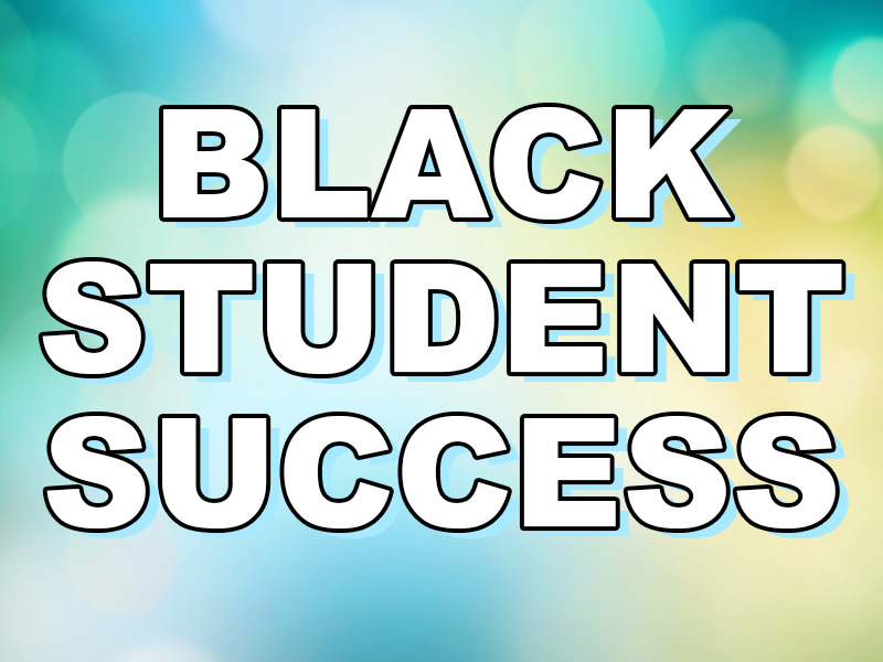 black student success graphic