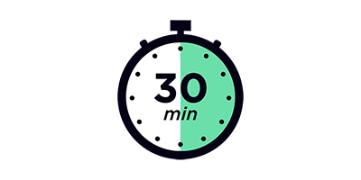 illustration of 30 minute timer