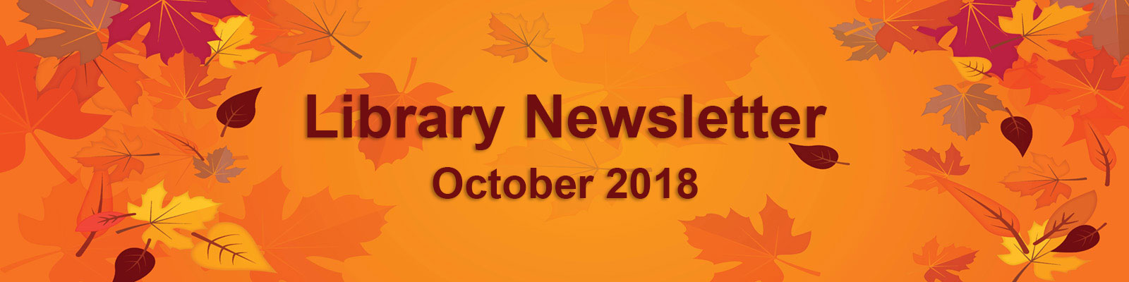 Library Newsletter - September 2018
