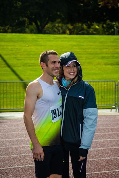 CJ Albertson with wife