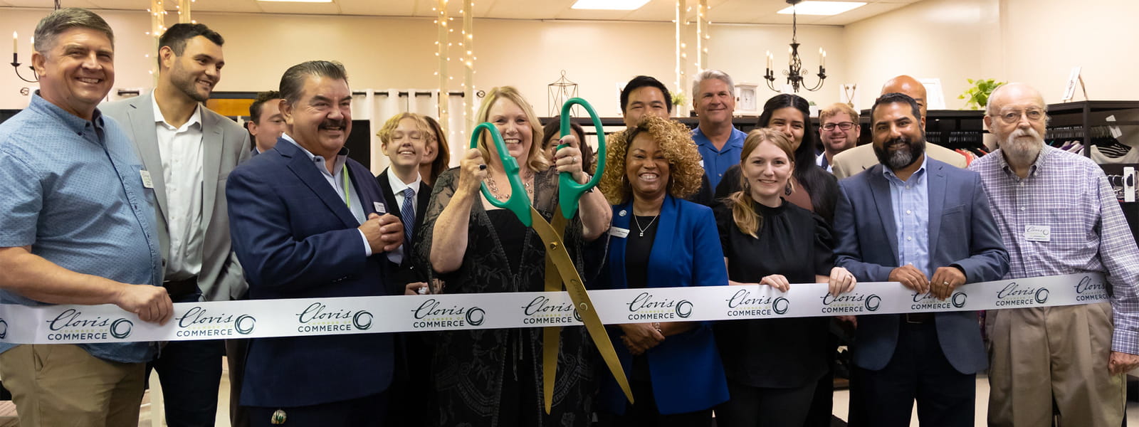 Crush Clothing Closet ribbon cutting