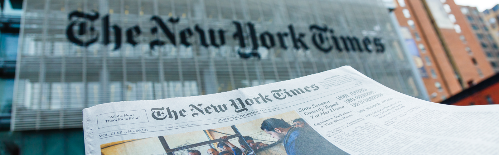 New York Times Headquarters and Newspaper