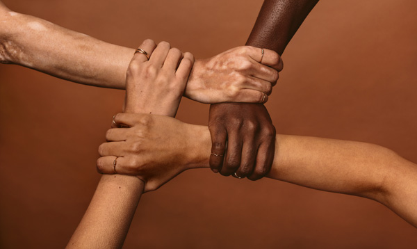 South Africa, Multi-Ethnic Group, Women, Holding Hands, Variation