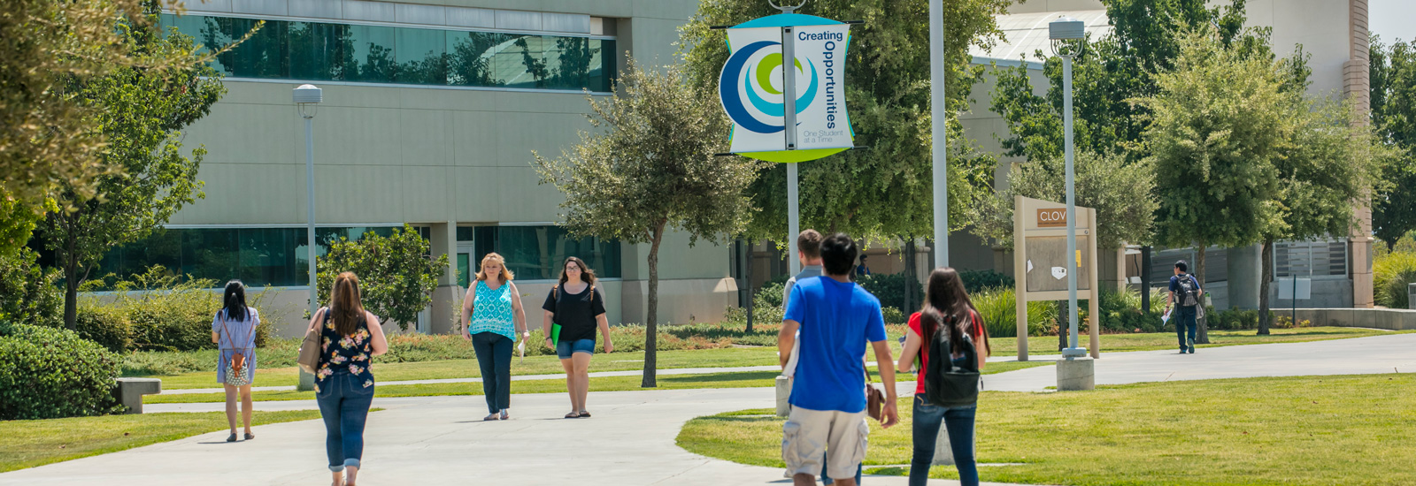 Students on CCC Campus