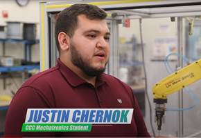 Justine Chernok: A student of mechatronics