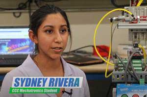 Sydney Rivera: A student of mechatronics