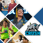 snapshot of the college catalog cover showing students from CCC