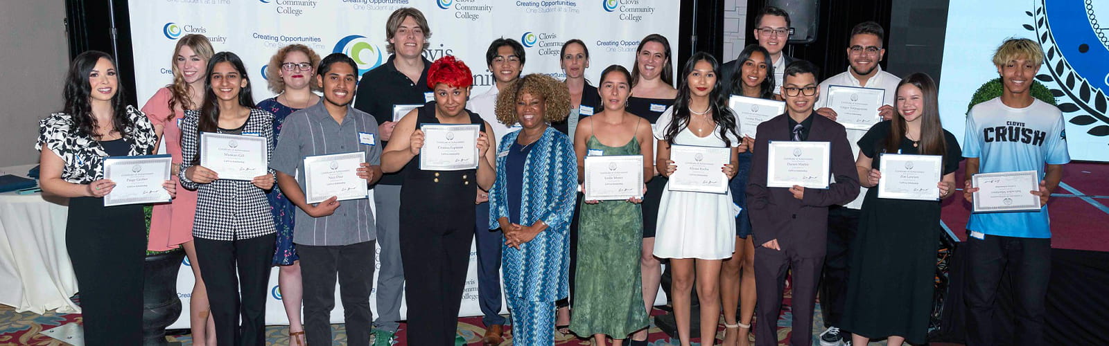 Students at the 2023 Scholarship Awards