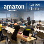Amazon pays tuition for employees to attend CCC - thumbnail image of students in class