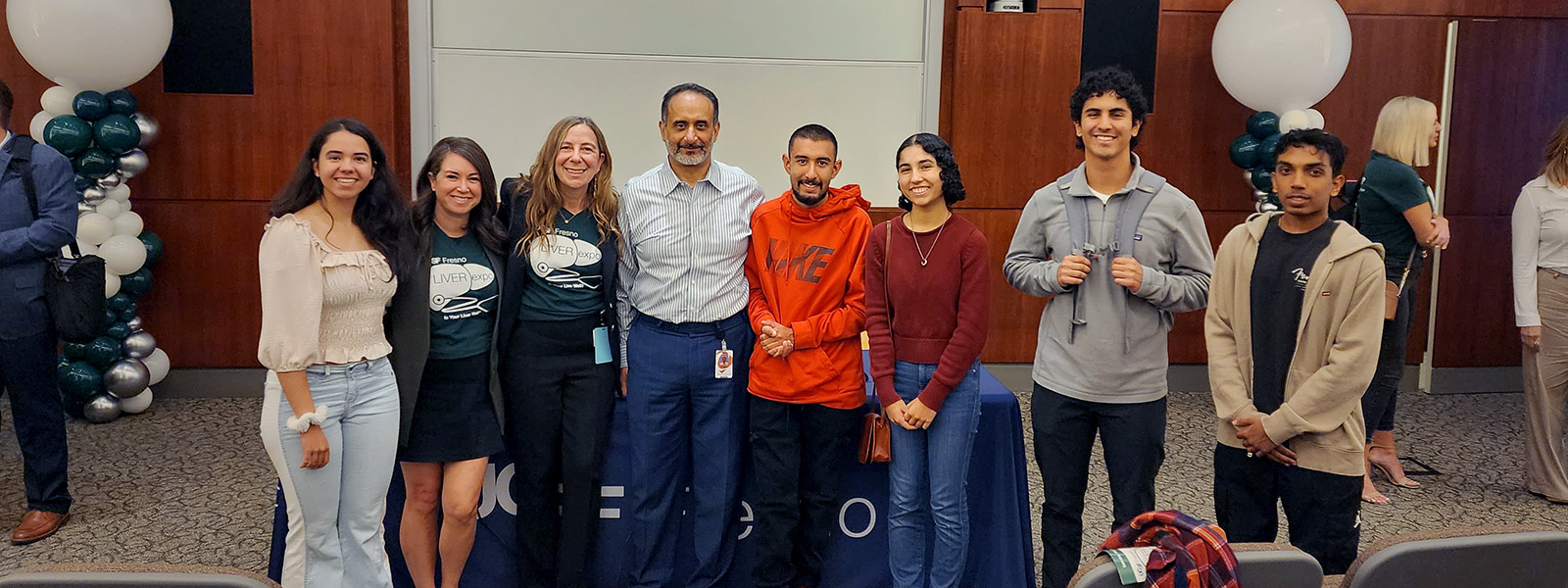 Group photo of medlife club members 