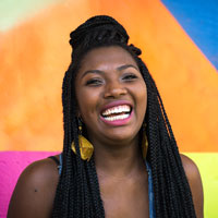 African American female student