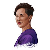 Sara Borjas reading at post