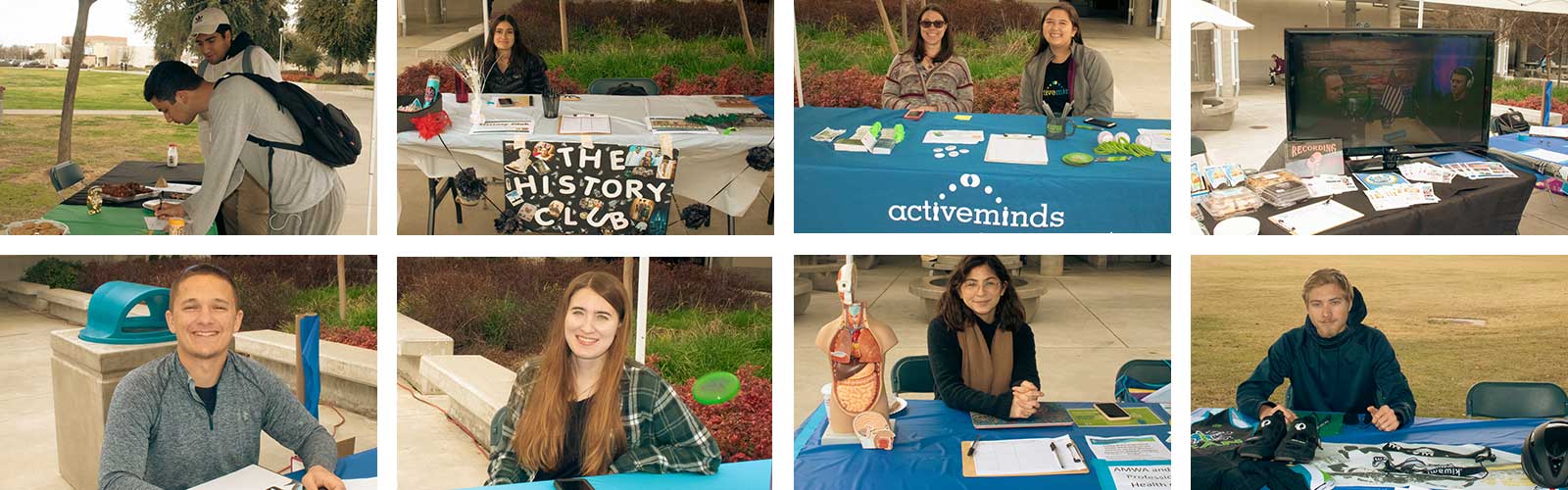 Students at the 2020 Club Rush event