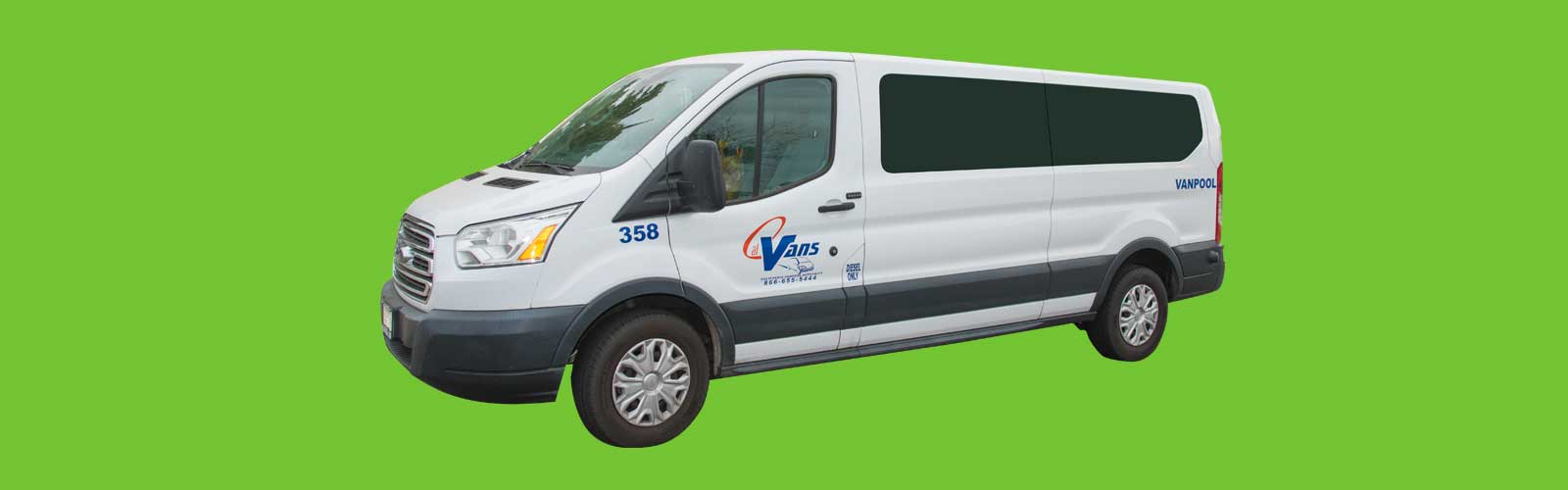 The CCC Shuttle Express van