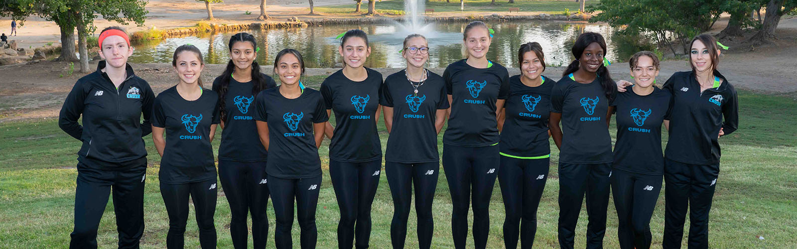 A team shot of the Clovis Community College Cross Country Women's 