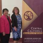 President Dr. Bennett and Trustee, Dr. Debbie Ikeda at the CCAPW