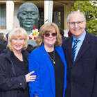 Dr. Bennett at the opening Garlanding Ceremony on January 18