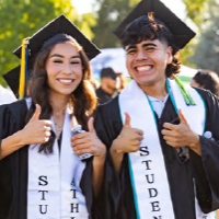 Students at 2024 commencement