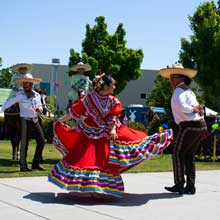 Folklorico performing at Cinco de Mayo Spring Extravaganza