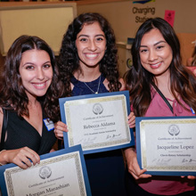 Scholarship recipients for 2019