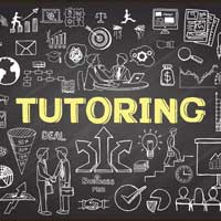 "Tutoring" text over decorative background