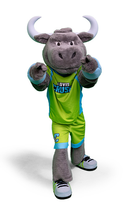 Crush Mascot on white background