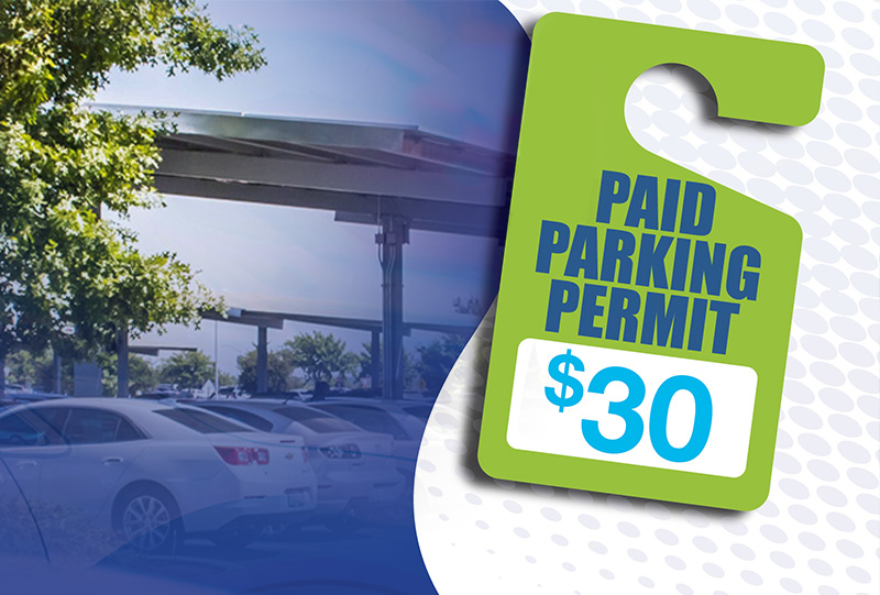 Paid Parking Permit Required - $30