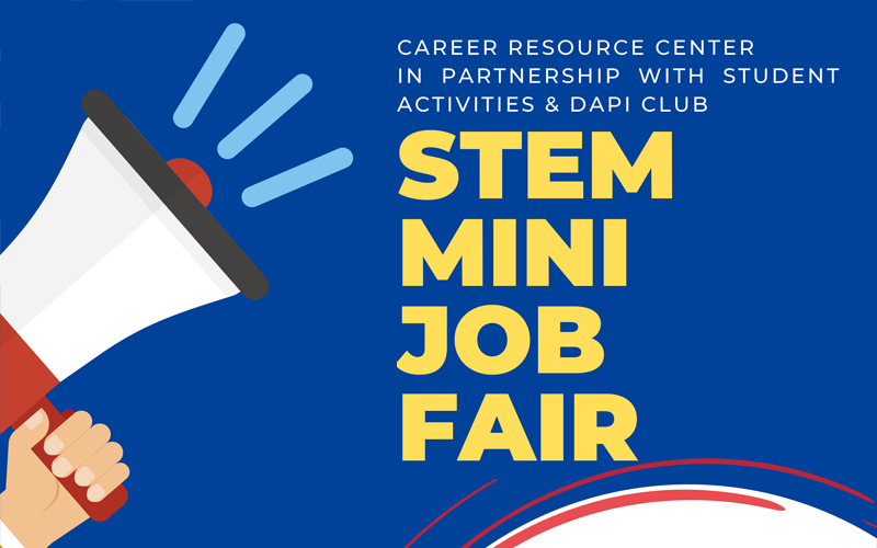 Flyer of STEM Mini Job Fair