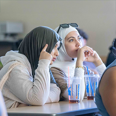 Students listening