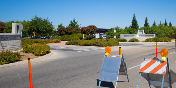 Road works on Willow Ave.