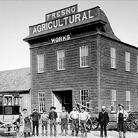 A historical photo of Fresno