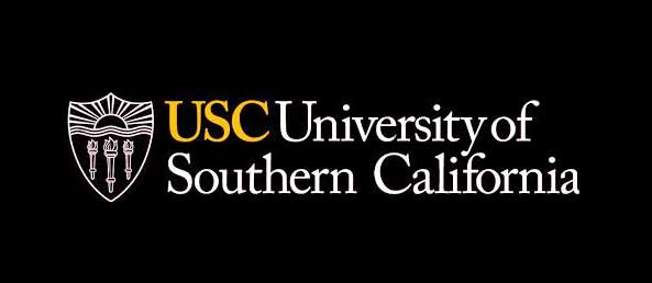USC logo on black background