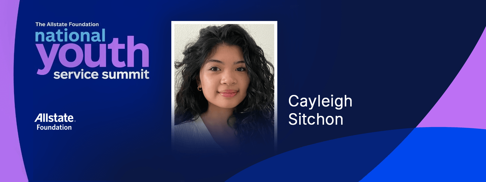 Cayleigh Sitchon selected to attend Allstate National Youth Service Summit