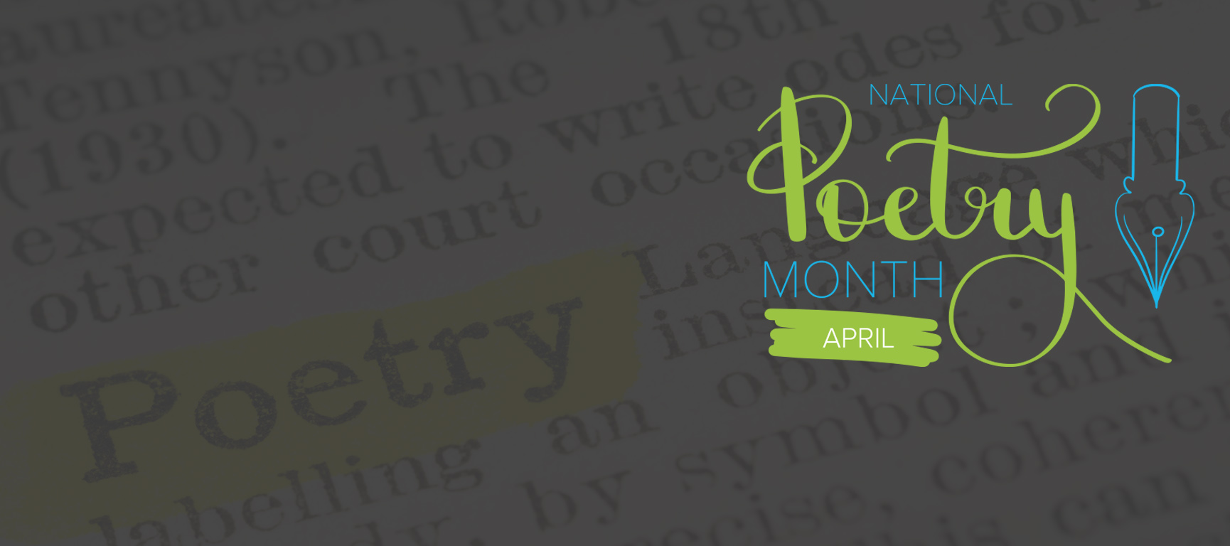 poetry month banner