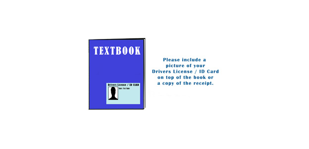 take a picture of your book or receipt with your Drivers License/ ID Card on top