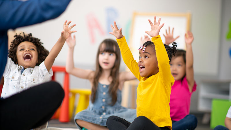 children in classroom environment