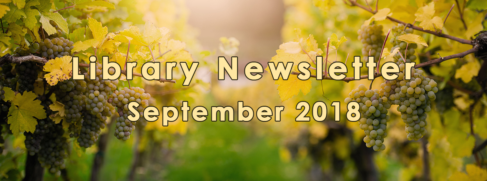 Library Newsletter - September 2018