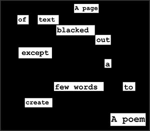 Blackout Poetry