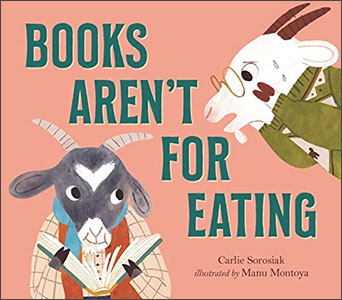 books aren't for eating