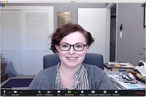 Librarian Brooke on Zoom