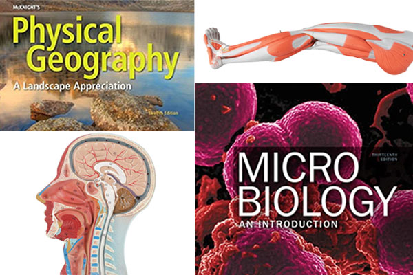 textbooks and anatomy models