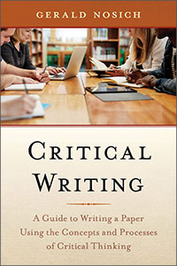A book titled Critical Writing by Gerald Nosich