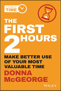 A book titled First Two Hours by Donna McGeorge