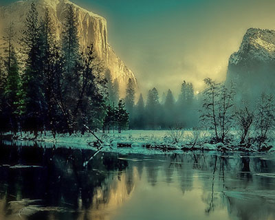 Yosemite in winter