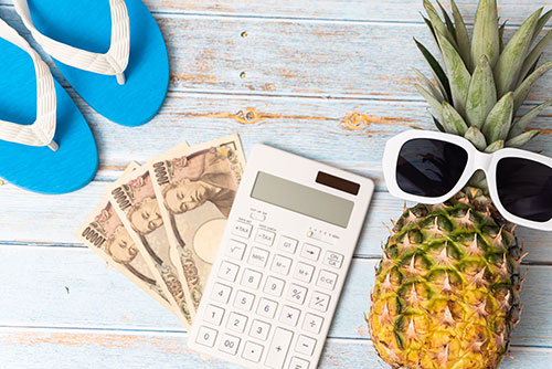 Pineapple on vacation