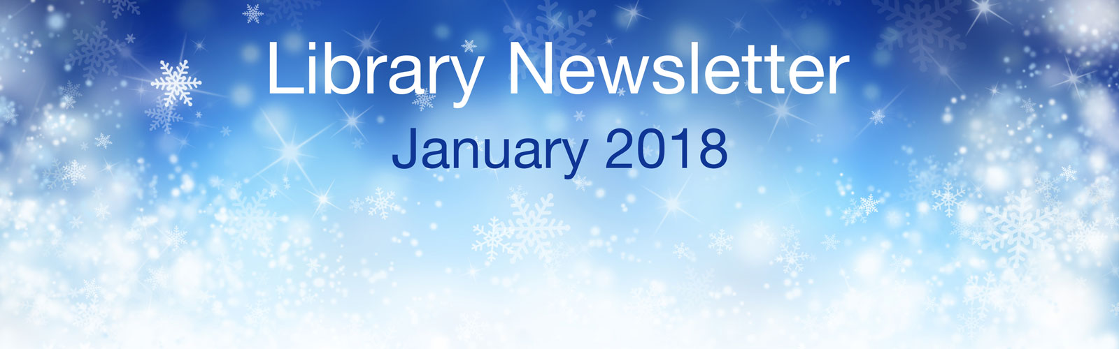 January 2018 Banner